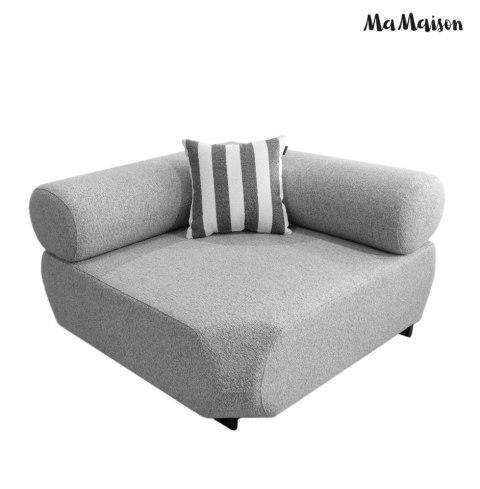 MaMaison MaMaison sofa ogrodowa ALEXANDER szara (poduszki i pokrowiec w zestawie)
