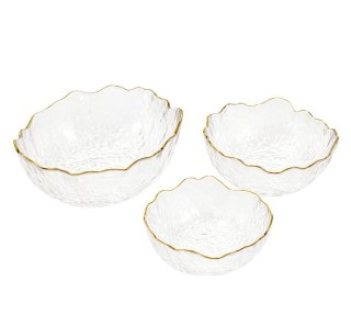 SHP Zestaw 3 mis SHP BOWLS transparentny