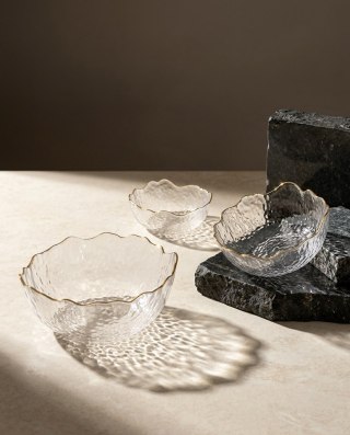 SHP Zestaw 3 mis SHP BOWLS transparentny