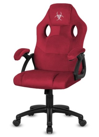 Fotel obrotowy do biurka CARRERA M ALCANTARA BURGUNDY II GATUNEK