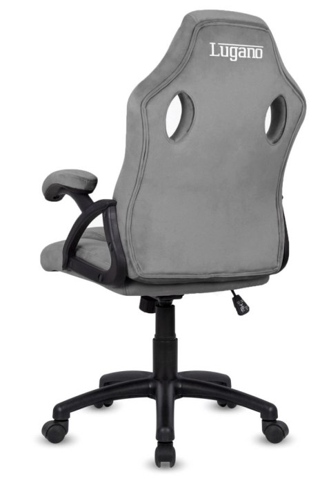 Fotel obrotowy do biurka CARRERA M ALCANTARA GREY II GATUNEK