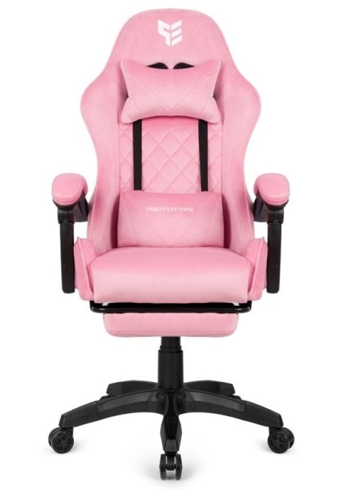 Fotel obrotowy gamingowy XL POKER PRO PINK SWEET ALCANTARA II GATUNEK