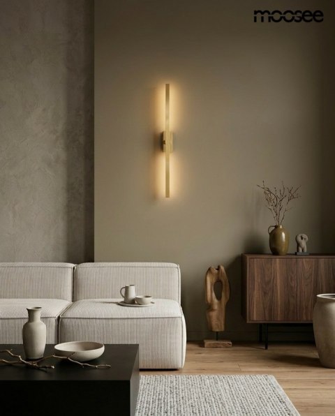 Moosee MOOSEE lampa ścienna LINE złota