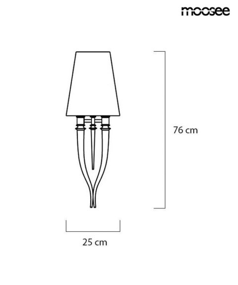 Moosee MOOSEE zestaw 2 sztuk lamp ściennych DEVIL WALL 1 czarny