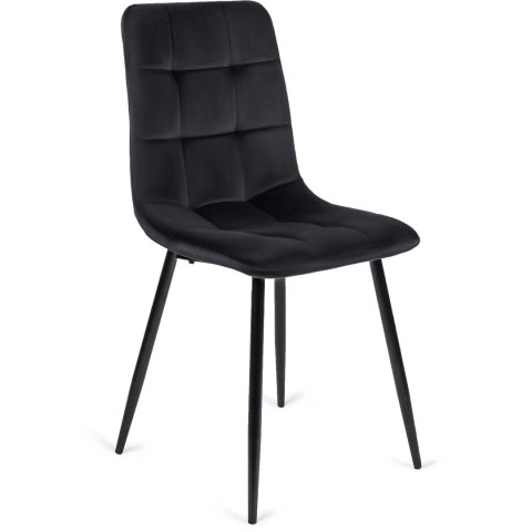 Zestaw Stół HARRY 102-142 cm Dąb Artisan/Czarny i 4 Krzesła PERU Czarne