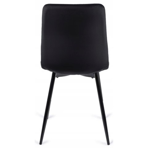 Zestaw Stół HARRY 102-142 cm Dąb Artisan/Czarny i 4 Krzesła PERU Czarne