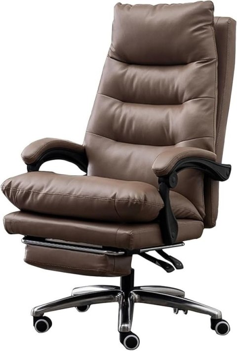 Fotel obrotowy do gabinetu WAILOR BROWN LEATHER PRO