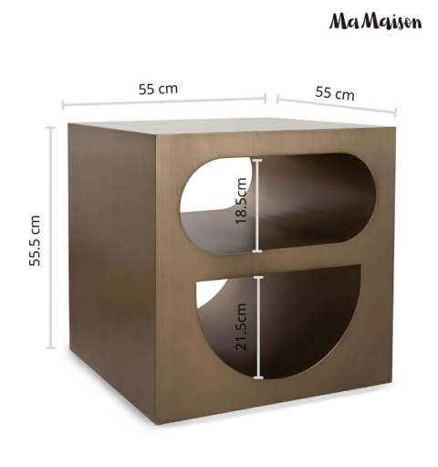 MaMaison MaMaison stolik VECTOR 55 szczotkowane złoto