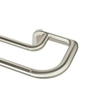 Umbra UMBRA karnisz TWILIGHT DOUBLE 168 - 365 cm srebrny