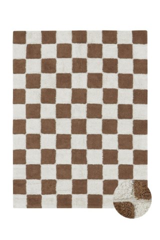 Dywan bawełniany Kitchen Tiles Toffee 200x300 cm Lorena Canals