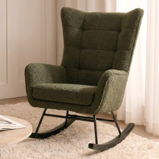 Fotel Bujany JACKSON Zielony Boucle