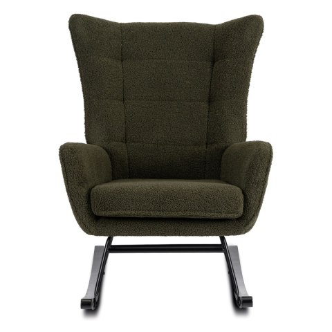 Fotel Bujany JACKSON Zielony Boucle
