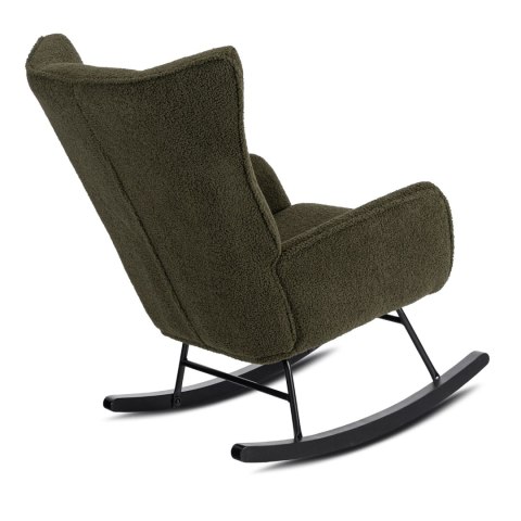 Fotel Bujany JACKSON Zielony Boucle