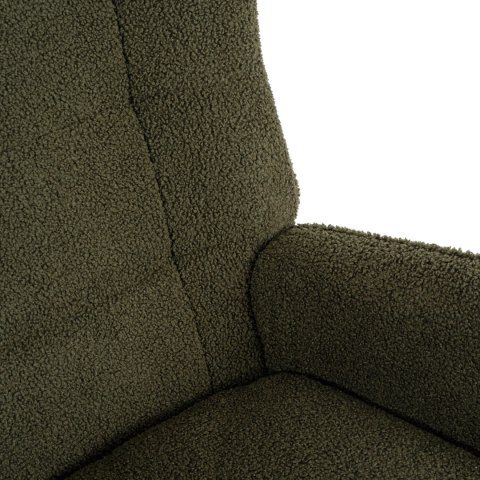 Fotel Bujany JACKSON Zielony Boucle