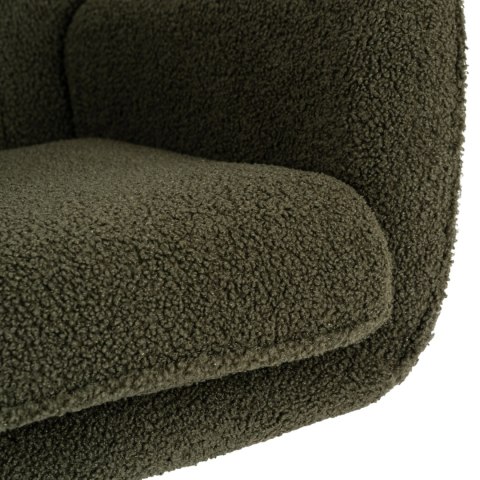 Fotel Bujany JACKSON Zielony Boucle