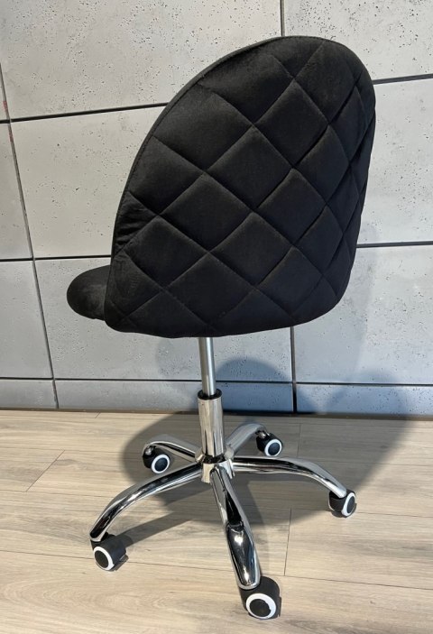 Krzesło obrotowe GLORIA OFFICE BLACK VELVET