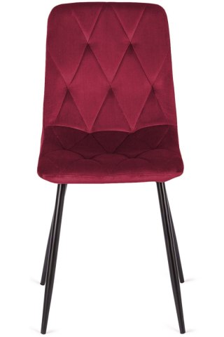 Krzesło tapicerowane BORGO VELVET BURGUNDY SMOKE