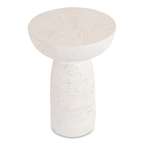 Stolik HENRICO 40 cm Krem/Beż Nowoczesny