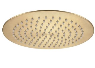 DESZCZOWNICA OKRĄGŁA 25 cm JS-P014BG ZŁOTA SZCZOTK