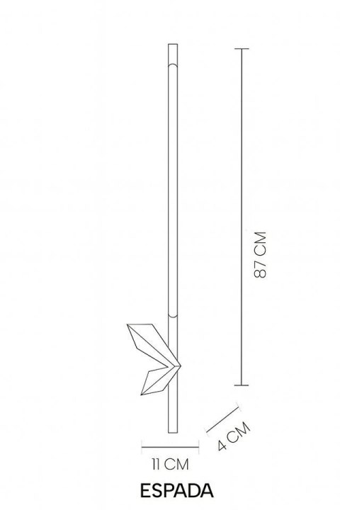 Moosee MOOSEE zestaw 2 lamp ściennych ESPADA złoty