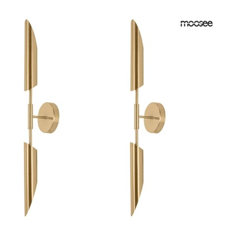 Moosee MOOSEE zestaw 2 lamp ściennych LOCCA złoty