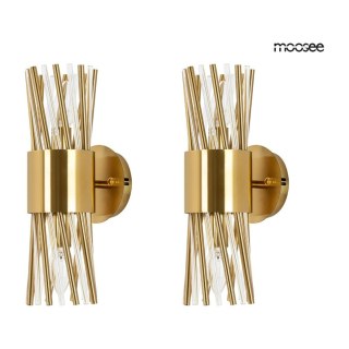 Moosee MOOSEE zestaw 2 lamp ściennych LORENZO złoty
