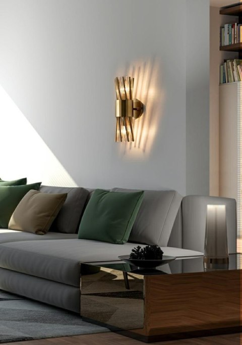Moosee MOOSEE zestaw 2 lamp ściennych LORENZO złoty