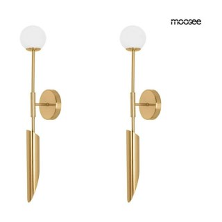 Moosee MOOSEE zestaw 2 lamp ściennych LUCCA złoty