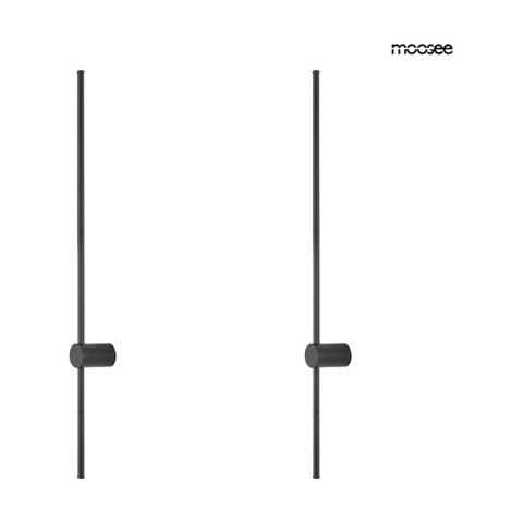 Moosee MOOSEE zestaw 2 lamp ściennych OMBRE 100 czarny