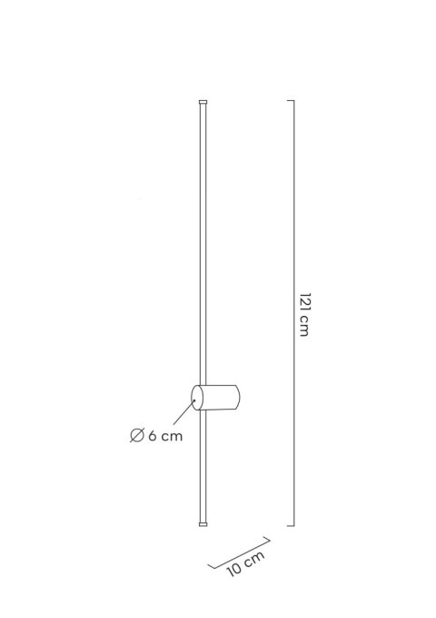 Moosee MOOSEE zestaw 2 lamp ściennych OMBRE 120 czarny