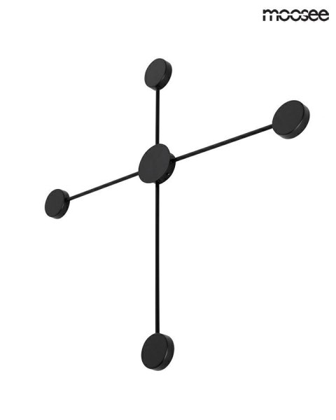 Moosee MOOSEE zestaw 2 lamp ściennych SHADOW 4 CLOSE czarny