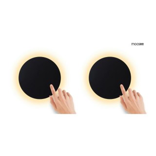 Moosee MOOSEE zestaw 2 lamp ściennych SHADOW SUN 25 czarny