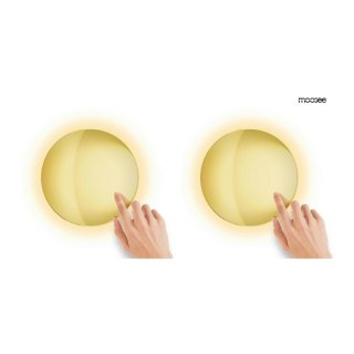 Moosee MOOSEE zestaw 2 lamp ściennych SHADOW SUN 25 złoty