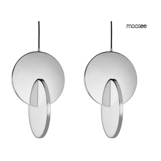 Moosee MOOSEE zestaw 2 lamp wiszących DISCO srebrny