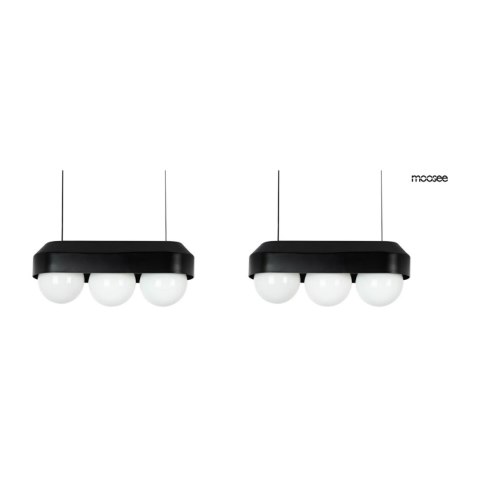 Moosee MOOSEE zestaw 2 lamp wiszących DROPS 3 czarny