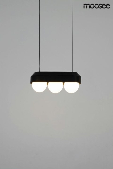 Moosee MOOSEE zestaw 2 lamp wiszących DROPS 3 czarny