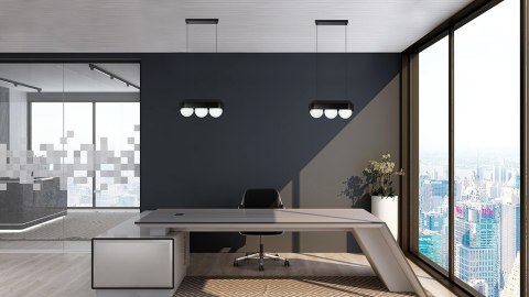 Moosee MOOSEE zestaw 2 lamp wiszących DROPS 3 czarny
