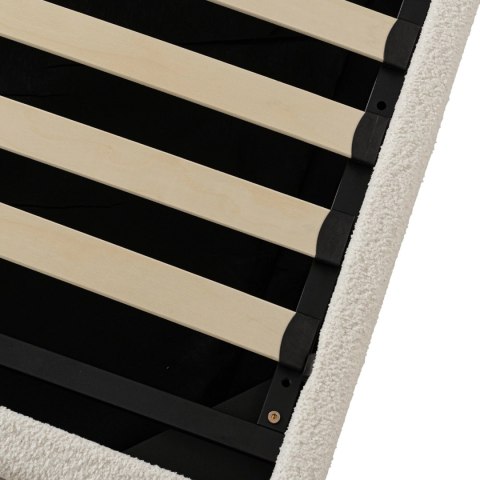 Łóżko 120x200 MARSYLIA z Pojemnikiem Kremowe Boucle