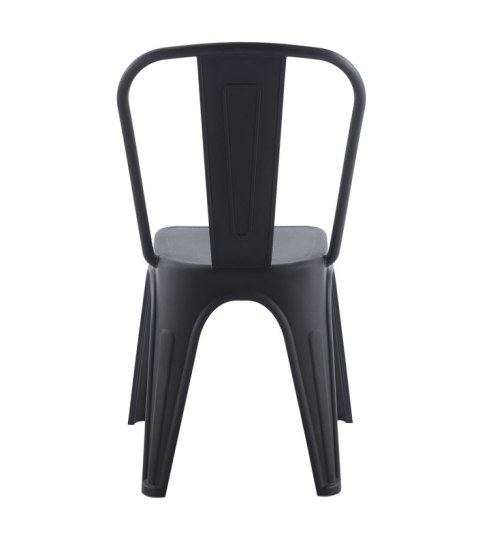 King Home Zestaw 4 Krzeseł TOWER PARIS PP UV czarne