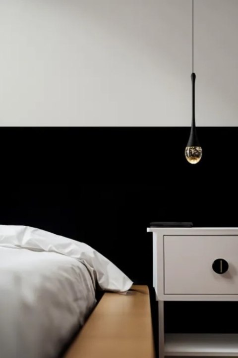 AZZARDO AZZARDO lampa wisząca DALMA 1 czarna