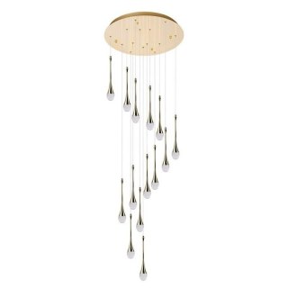 AZZARDO AZZARDO lampa wisząca DALMA 14 ROUND złota