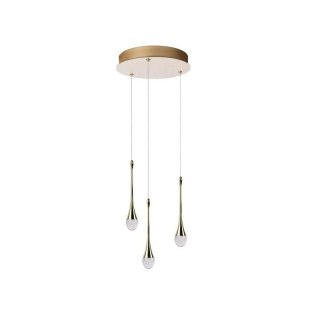 AZZARDO AZZARDO lampa wisząca DALMA 3 ROUND złota
