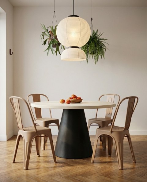 King Home Zestaw 2 Krzeseł TOWER PARIS PP UV brązowe