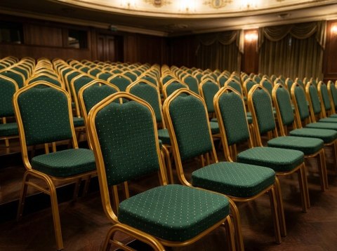 King Home Zestaw 4 krzeseł bankietowych HEKATE zielony