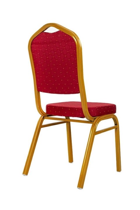 King Home Zestaw 6 krzeseł bankietowych HEROS czerwony