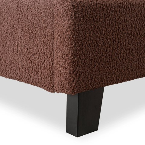 Łóżko 120x200 CRATER Brązowe Boucle