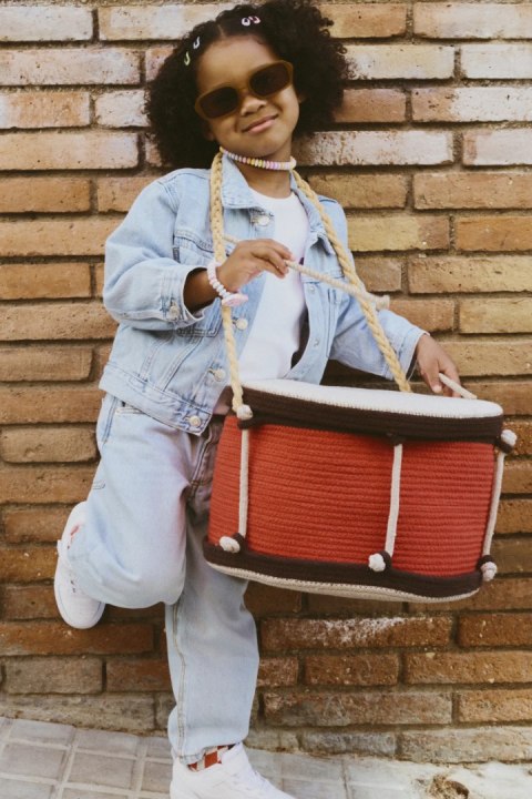 Bawełniany kosz do przechowywania i zabawy Bęben Lorena Canals