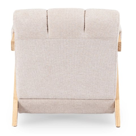 Fotel RENATO Beżowy/Dąb