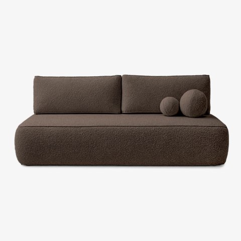 Sofa Rozkładana ARVETO Mocca Boucle