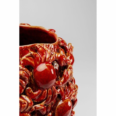 Kare Design KARE wazon dekoracyjny CRABS 39 cm czerwony